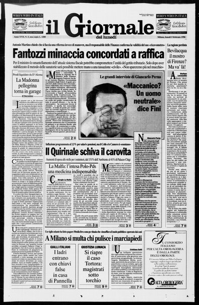 Il giornale del lunedi